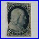 Rare 185-1857 Benjamin Franklin 1c Imperf Stamp, Unchecked For Type