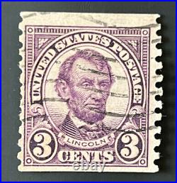 Rare 1923 3 Cent Lincoln Stamp Used