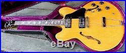 Rare 1970 Gibson ES-340 blonde stamped PAFs pickups OHSC tons of mojo