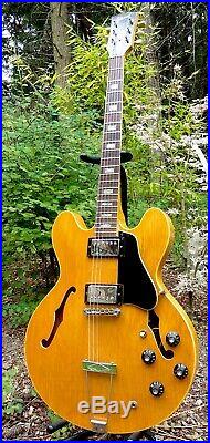 Rare 1970 Gibson ES-340 blonde stamped PAFs pickups OHSC tons of mojo
