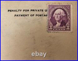 Rare 3 Cent George Washington Stamp 1932