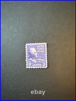 Rare 3 Cent Thomas Jefferson Postage Stamp