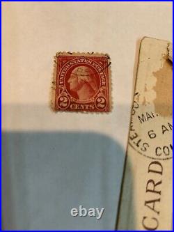 Rare 4 1938 George Washington 1cent Stamps And 1 2 Cent Used