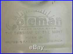 Rare Coleman 500 Stove Cream Color Stamp Dated P 41 Generator 500-289