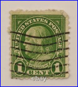 Rare Early 1900s Benjamin Franklin 1 Cent Stamp