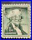 Rare George Washington 1 Cent Stamp Green U. S. Postage 1954 Unique Postmark
