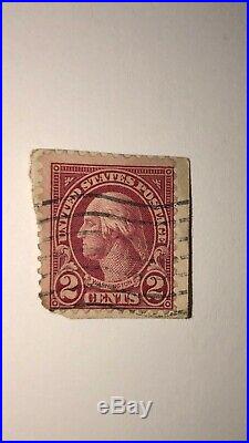 Rare George Washington red 2 cent stamp + BONUS 3 cent stamp