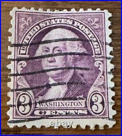 Rare - George Washington stamp 1932 U. S. United States postage 3 cent VFU