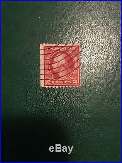 Rare Lot Of Two George Washington Red 2 Cent Vintage Stamps