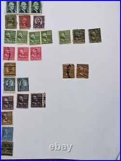 Rare United States Stamps Washington, Jefferson, Lincoln, Jackson 27ct