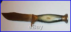 Rare! Vintage 1932-1940 Case Fixed Blade Damascus Hunting Knife No XX in Stamp