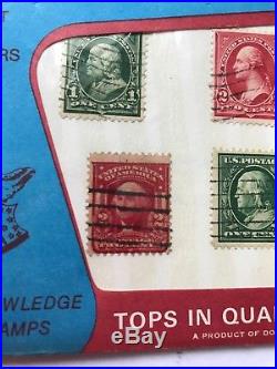 Red Washington 2 cent 1 CENT BENJAMIN FRANKLIN stamp RARE