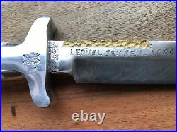 Ruana Rudy Ruana Bowie Knife Model 29a M Stamp 1980 With Original Sheath Unused