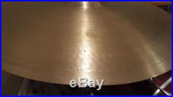 SOUND! HEAR THIS A. ZILDJIAN 24 YES! 24 LARGE STAMP RIDE CYMBAL 3132g