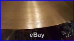 SOUND! HEAR THIS A. ZILDJIAN 24 YES! 24 LARGE STAMP RIDE CYMBAL 3132g