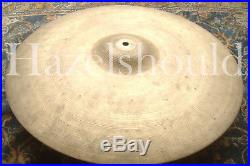 SOUNDFILE! FACTORY STAMPED Vintage 1950s ZILDJIAN 20 MEDIUM Ride! EXCD! 2046 Gs