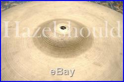 SOUNDFILE! FACTORY STAMPED Vintage 1950s ZILDJIAN 20 MEDIUM Ride! EXCD! 2046 Gs