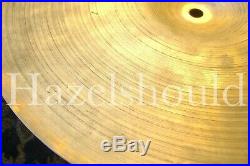 SOUNDFILE! THIN RINGO ZILDJIAN Vintage 1960s 14 Hihats EX 846 & 864 Gs STAMPED