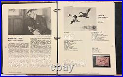 STREANS and FINK US Duck Stamp Collection Volume l, 1934-1982 & Biographies