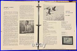 STREANS and FINK US Duck Stamp Collection Volume l, 1934-1982 & Biographies