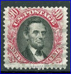 Scott # 122 1869 90¢ Abraham Lincoln Fine Used read