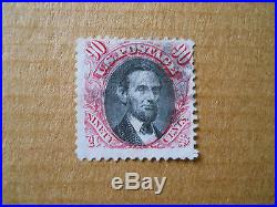 Scott #122 Choice Very Fine 90c Lincoln Pictorial Of 1869 Cat $2500 No Fault
