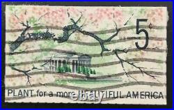 Scott 1318-Plant for a More Beautiful America- 5c 1966 (Collectible Error Stamp)