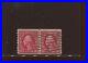 Scott 413 Washington Used Coil Line Pair of 2 Stamps withPSE Cert (413-pse1)