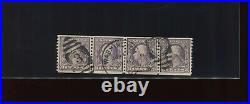 Scott #456 USED Coil Strip of 4 Stamps with APS & PSE Certs (Stock 456-S4)