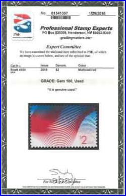 Scott 4954 Used Premium Example PSE Certificate Gem 100