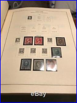 Scott National Postage Stamp Album used US 1846-1978 collection lot READ POST