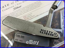 Scotty Cameron NEWPORT2 TIMELESS SSS scotty dog & circleT stamps Golf putter COA
