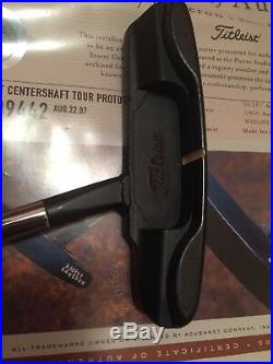 Scotty Cameron Welded Hand Stamped Tour Issue Prototype COA Rare Stamped Putter