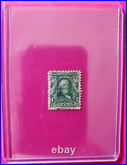 Series 1902 BENJAMIN FRANKLIN 1 Cent Green Stamp EXTREMELY RARE 119 Years Old