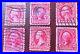 Six George Washington Two Cent Stamps Rare! All different variations
