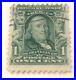 Stamp Vintage Ben Franklin 1 Cent Us Postage 1902 AS-IS