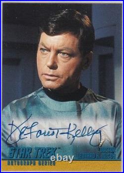 Star Trek The Original Series Season 3 A61 Deforest Kelley Dr. Mccoy Autograph
