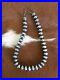 Sterling Silver Stamped Navajo Pearl Necklace 16 Great Condition Single Owner