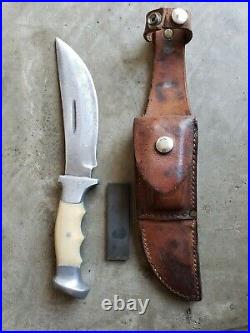Super Rare 75+/- year old Rudy Ruana Knife with little knife stamp 1944 1962