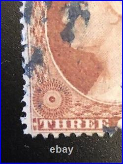 TangStamps US #25 Type I, Pair Used, Small Perf Imperfections