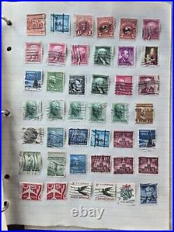 Terrific Mint & Used US Stamps Collection In Binder Many NH