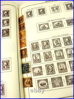 The Jefferson United States stamp Album illustrated with a lot of Stamps inside