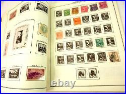 The Jefferson United States stamp Album illustrated with a lot of Stamps inside