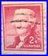 Thomas Jefferson 2 cent Red Antique Rare United States Postage Stamp- Used Stamp