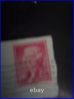 Thomas Jefferson 2 cent Red Antique Rare United States Postage Stamp- Used Stamp