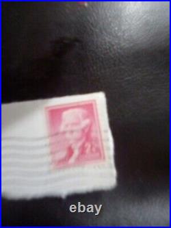 Thomas Jefferson 2 cent Red Antique Rare United States Postage Stamp- Used Stamp