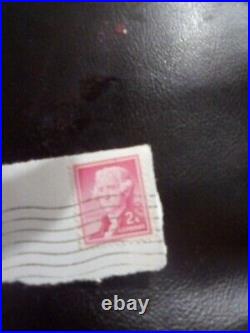 Thomas Jefferson 2 cent Red Antique Rare United States Postage Stamp- Used Stamp