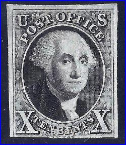 U. S. 2 1847 Used F+VF Looks Mint APS Cert (51617)