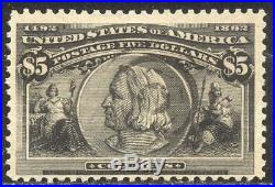 U. S. #245 Used BEAUTY 1893 $5.00 Columbian