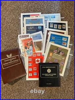 U. S. First Day Covers, Golden Replicas, World Of Stamps & More! Huge Lot